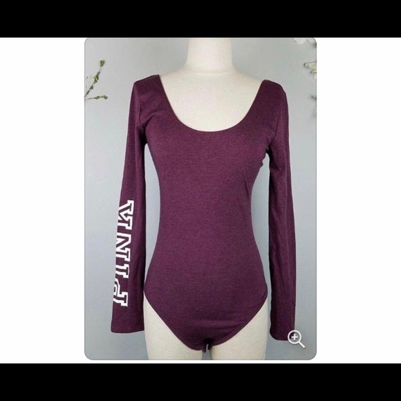 Victoria’s Secret maroon body suit - Picture 1 of 4